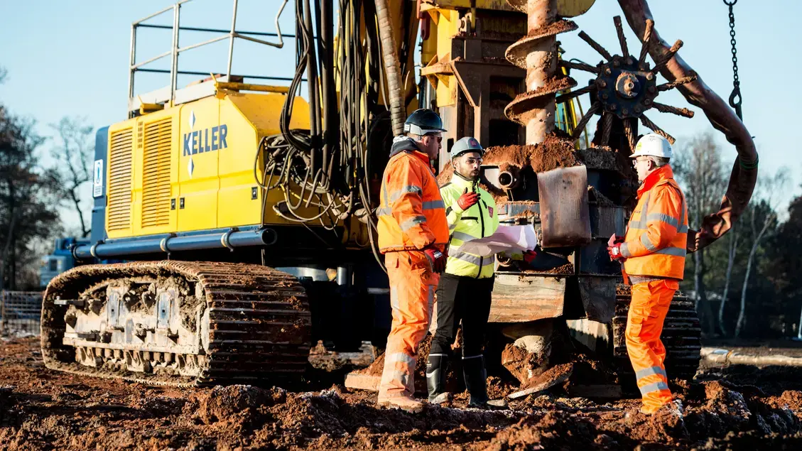 On site with a customer