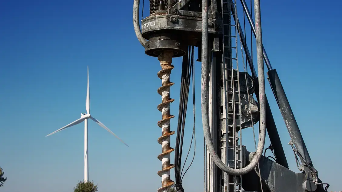 Installing foundations for a wind farm