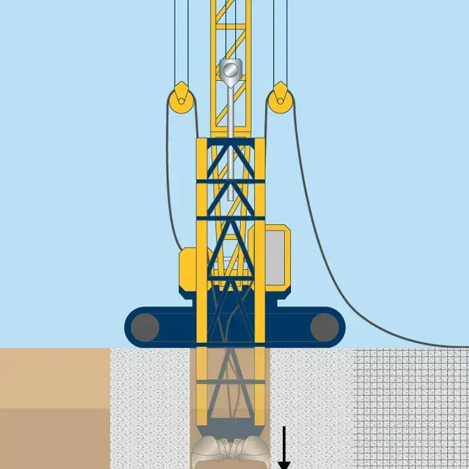 Diaphragm walls technique image