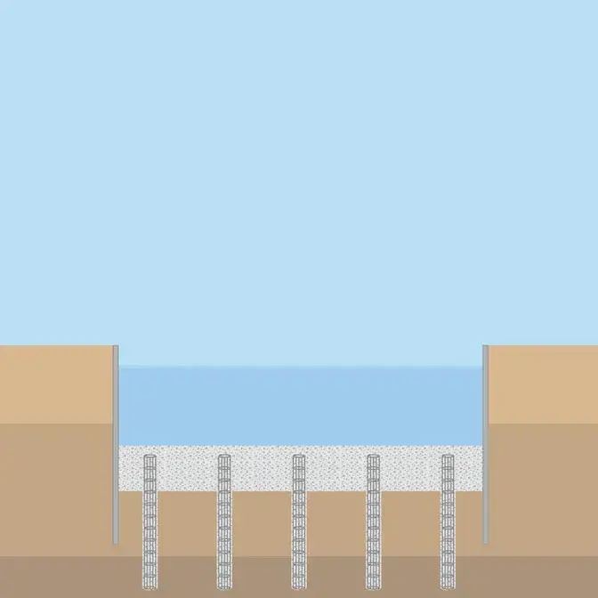 Bottom seals technique illustration