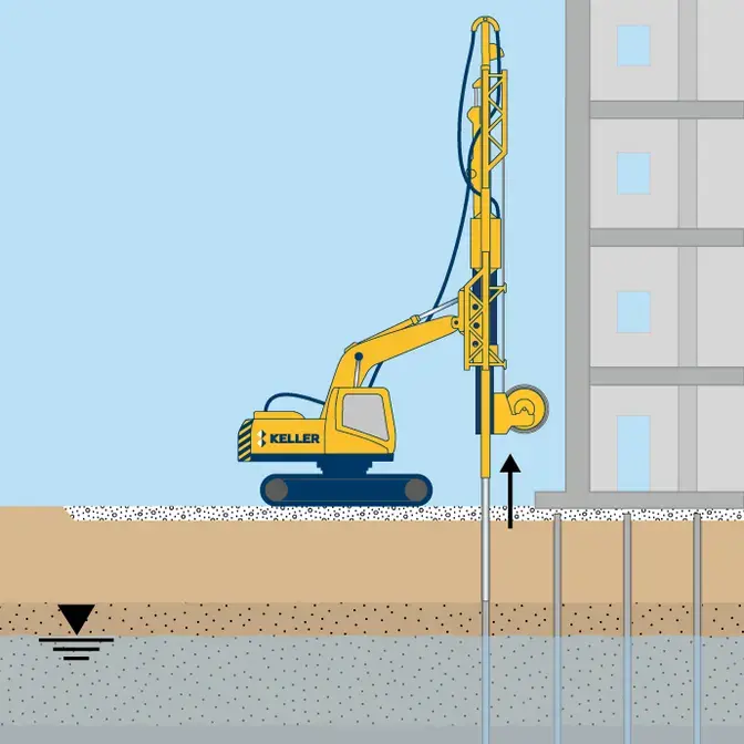 Earthquake drains illustration