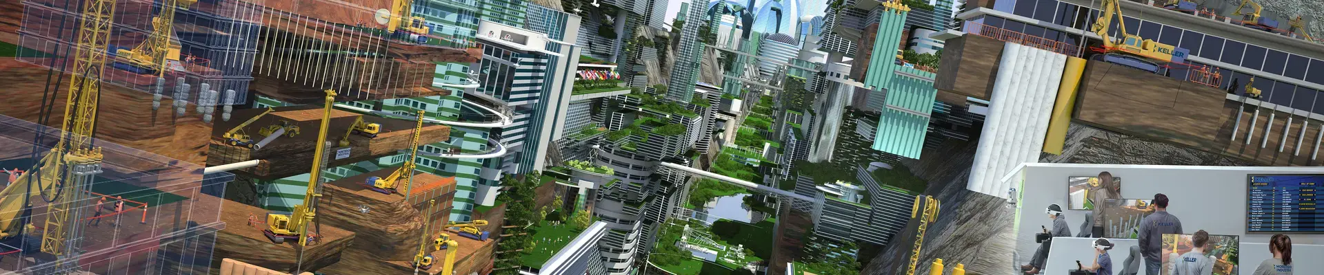 Residential market illustration