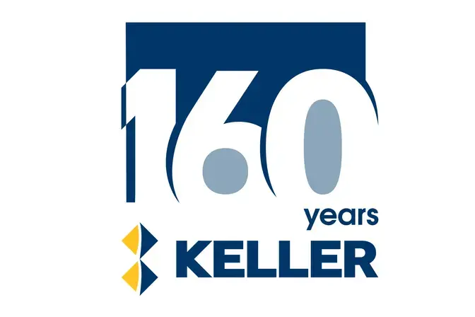 Keller's 160th anniversary logo