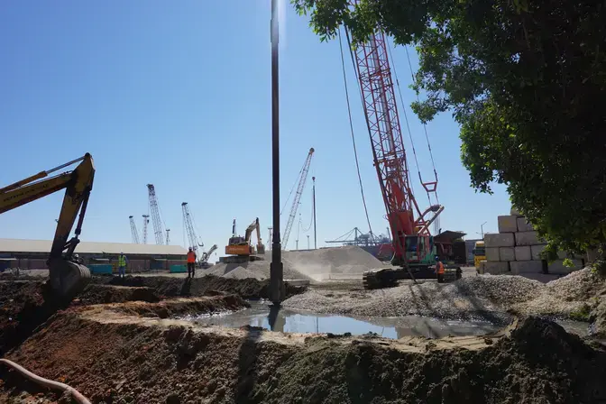 installation of vibro stone columns