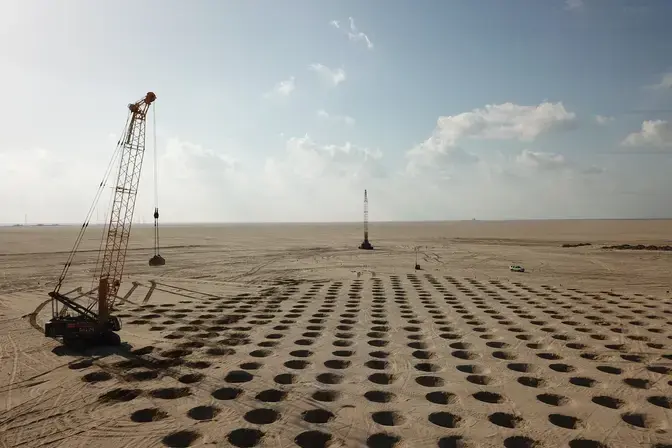 dynamic compaction in progress