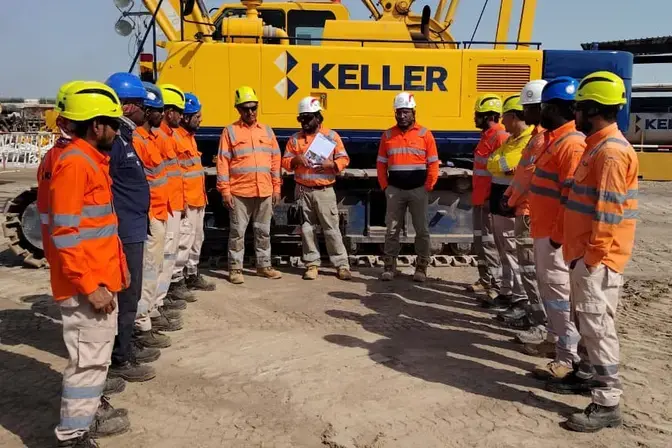 Safety Standdown on site