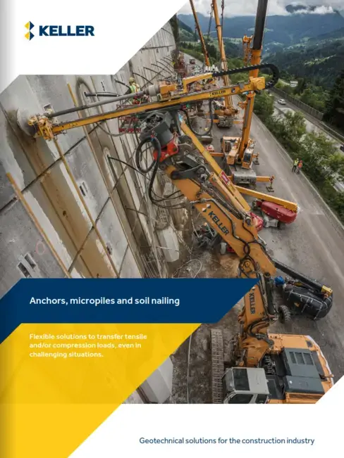 Brochure - Anchors, micropiles and soil nailing