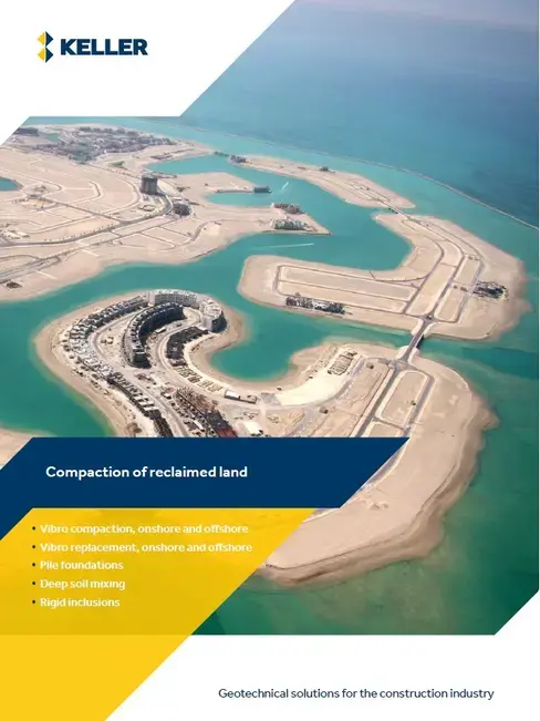 Compaction of reclaimed land