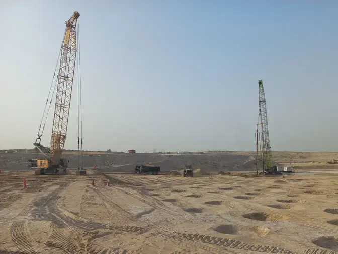 dynamic compaction, rapid impact compaction and vibro compaction
