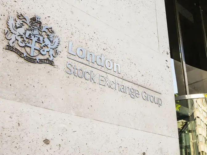 Entrance to London Stock Exchange