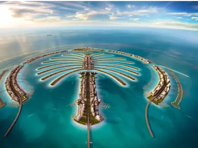Keller at the Palm Jebel Ali Project in the UAE
