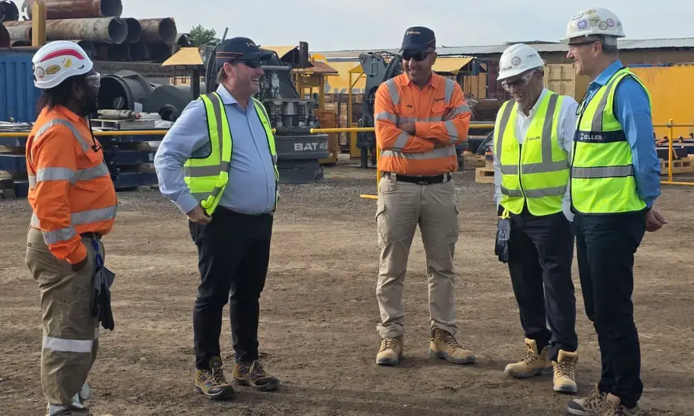 Interacting with site staff
