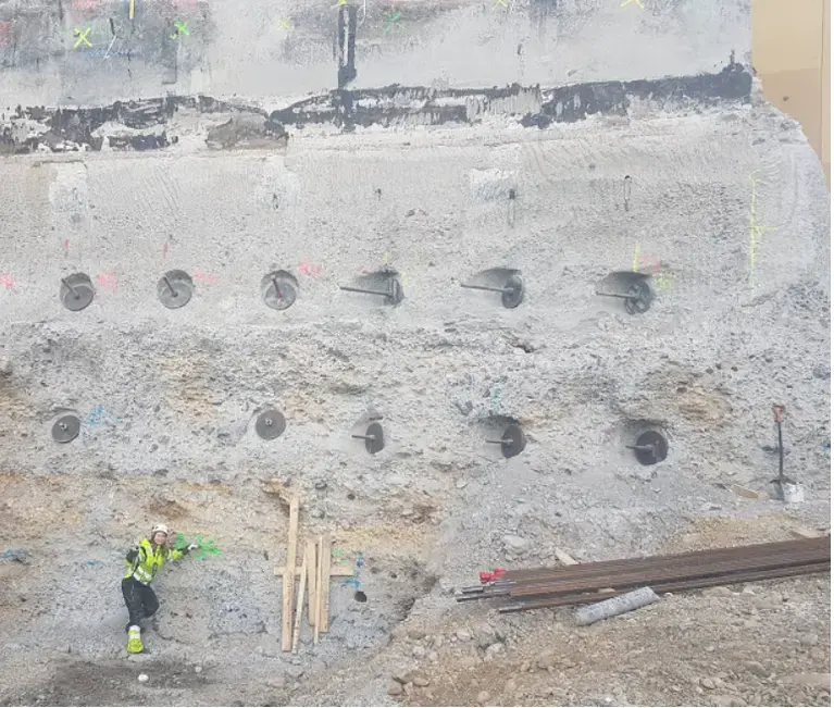 Female Keller project manager on site