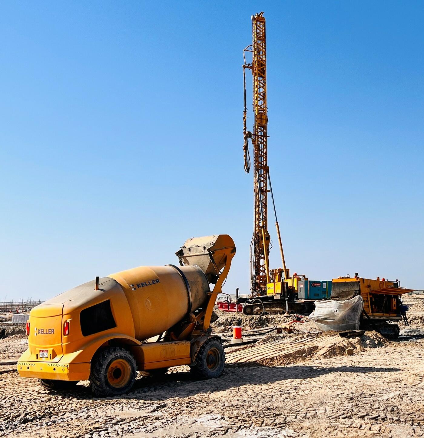 vibro replacement, cavity grouting and probing