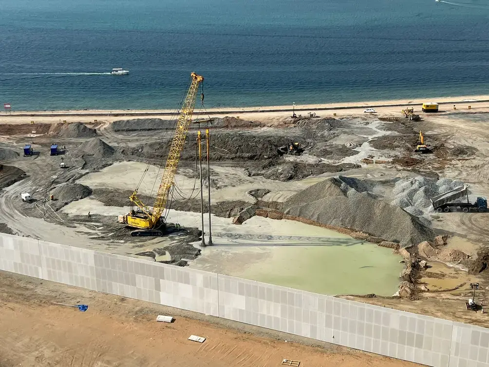 ground improvement works at OBHUR