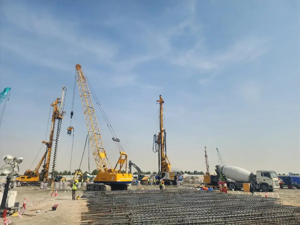 CFA piles at Rixos