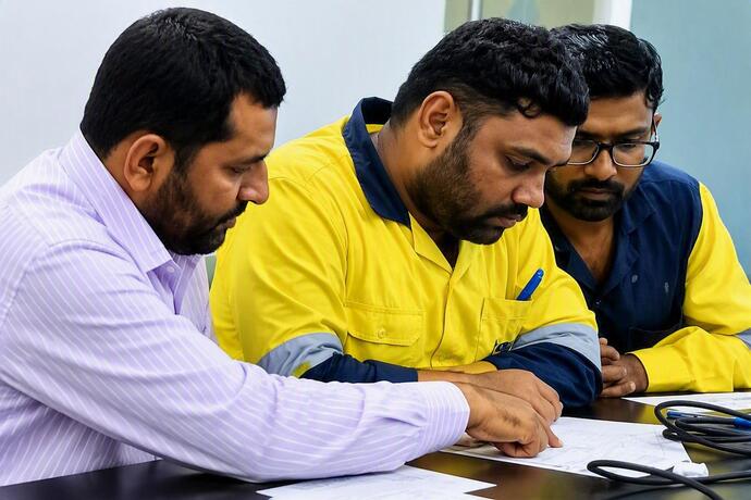 Working as team 