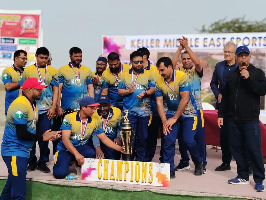 cricket winners Keller tournament Bahrain