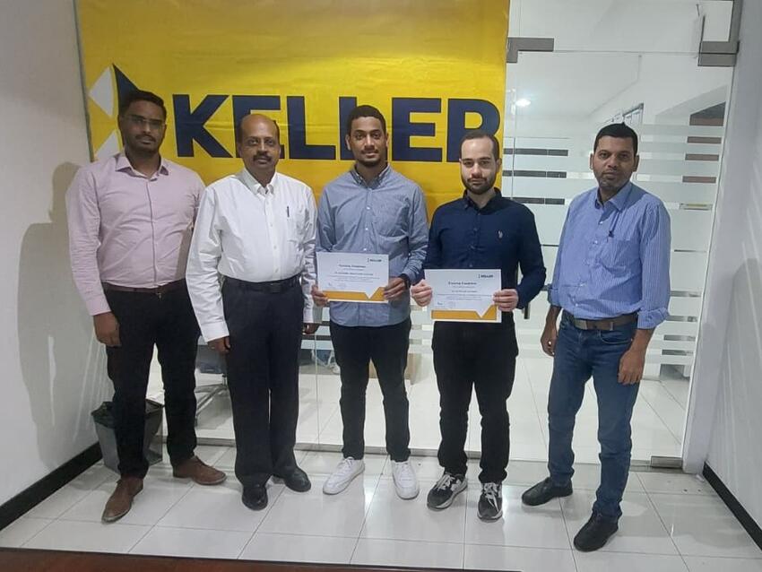 2 students complete internship Keller Bahrain