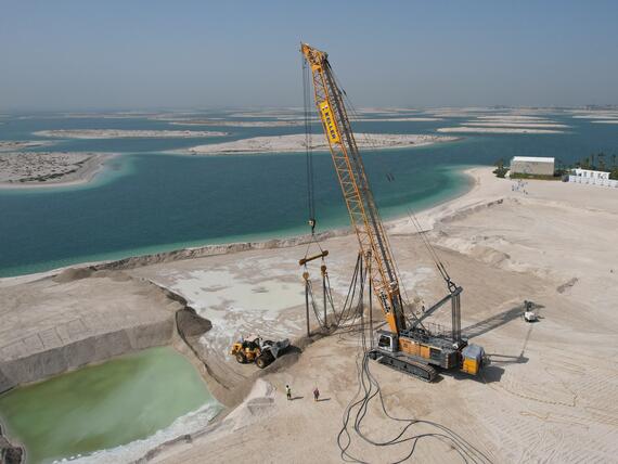 vibro compaction works in progress