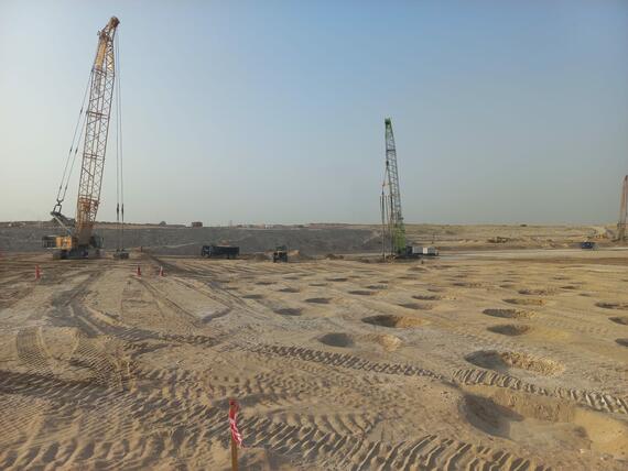 dynamic compaction, rapid impact compaction and vibro compaction