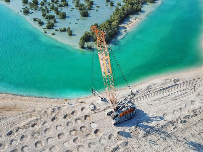 dynamic compaction in progress